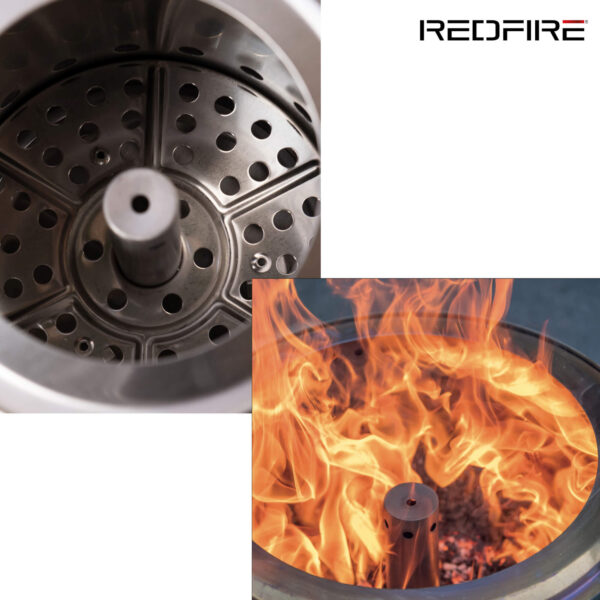 RedFire Volcano - Hava Sirkülasyonlu Bahçe Ateş Çukuru XL - Görsel 10